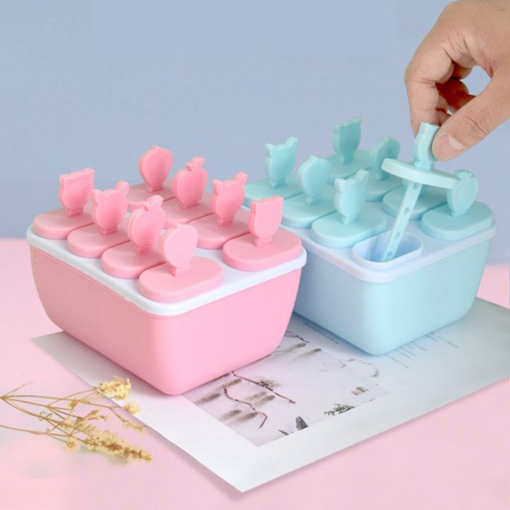 พิมพ์ไอติม-ice-cream-8-ช่อง-พิมพิ์ไอศครีม-แม่พิมไอติม-พิมพ์ทำไอศครีม-พิมพ์ไอติมแท่ง-กล่องทำไอศครีม-กล่องทำไอศกรีม-กล่องทำไอติม