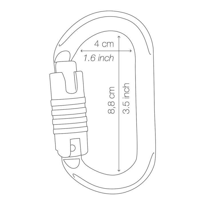 oxan-คาราบิเนอร์-รูปวงรี-ที่มีความแข็งแรงสูง