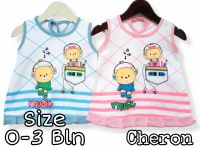 Cheron 22232-ชุดเดรส Baju Bayi Perempuan สำหรับเด็กผู้หญิงเด็กแรกเกิดราคาถูกใหม่ล่าสุดสำหรับผู้หญิง0ถึง3เดือนผ้าเจอร์ซีย์ผ้าฝ้ายสีชมพูสีฟ้า