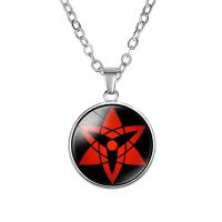 10 Pattern Anime Naruto Time Gem Pendant Necklace Nine Hook Jade Fashion Chain Accessories
