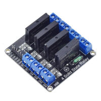 โมดูลโซลิดสเตทรีเลย์250V ขั้นสูงสำหรับรีเลย์ Arduino 5V DC 4แชนเนล OMRON SSR AVR DSP