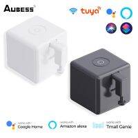 Aubess Tuya สมาร์ทบลูทูธ Fingerbot ปุ่มสวิทช์ Mechanical Arm Voice Control ทำงานสำหรับ Smart Life Google Home Alexa Siri