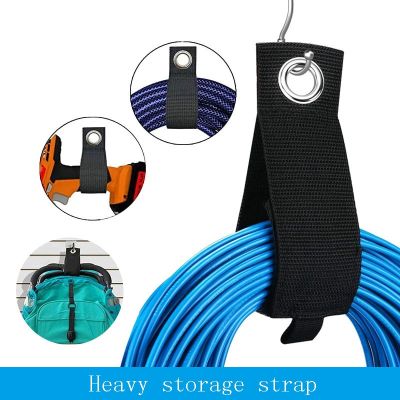 Reusable Self-Adhesive Buckle  Heavy Duty Extension Cord Holder Organizer Hook Loop Storage Strap for House Basement RV Garage Adhesives Tape