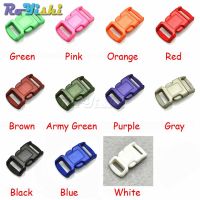 11pcs/pack 3/8 quot;(11mm) Colorful Contoured Side Release Buckles for paracord Bracelets/Backpack