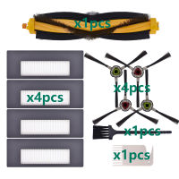 หลักด้านแปรง HEPA กรองซับเข้ากันได้กับ Ecovacs Deebot 900 901 M87 M88หุ่นยนต์เครื่องดูดฝุ่นชิ้นส่วนอุปกรณ์ที่ใช้ในครัวเรือน