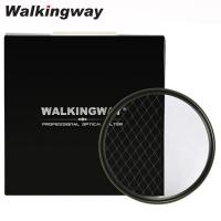 Walkingway ฟิลเตอร์เลนส์รูปดาว4 6 8เส้นฟิลเตอร์กล้องแปรผัน40.5 49 52 55 58 62 67 72 77 82มม. สำหรับ DSLR