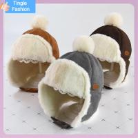 TINGLE Children Girl Deer Suede Earmuffs Cap Boy Warm Cap Kids Beanies Lei Feng Hat Baby Hats