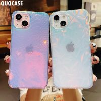 [Chaoke digital branch] Sarung Dof สีเลเซอร์เนื้อเพชร3D หรูหราสำหรับ iPhone 13 11 Pro Max 12 Mini 7 8 Plus XS XR X SE 2020ปลอกกันแดด