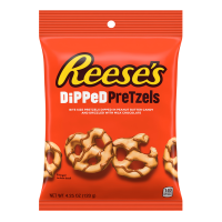 Reese’s Dipped Pretzels น้ำหนัก 120g สินค้าจาก USA BBF 30/06/24