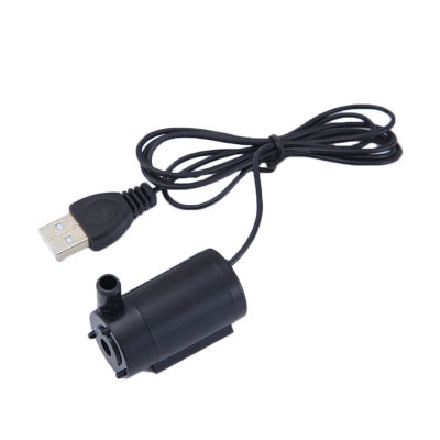 ชุดเครื่องมือ DIY อุปกรณ์สัตว์เลี้ยงขนาดเล็กแบบไม่มีแปรงปั๊มน้ำเสียงรบกวนต่ำพิพิธภัณฑ์สัตว์น้ำถังปลา DC 5V ในน้ำใน USB