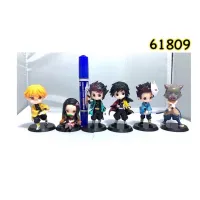 สินค้าขายดี!!! โมเดลดาบพิฆาตอสูร 6 ตัวยกชุดพร้อมส่ง  ##ของเล่น ของสะสม โมเดล Kid Toy Model Figure