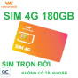 Sim 4G trọn đời vnmb 180GB có hạn sử dụng 12 tháng không có tài khoản thumbnail