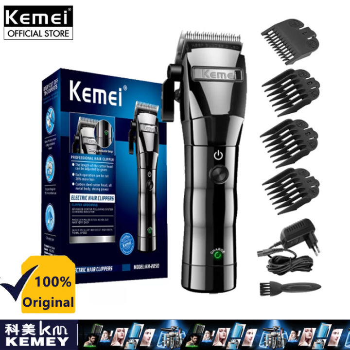 Kemei Professional Electric Hair Clipper Powerful Cordless Hair Clipper  Cutting Machine Haircut Cutting Barber Barber Tools KM-2850 
