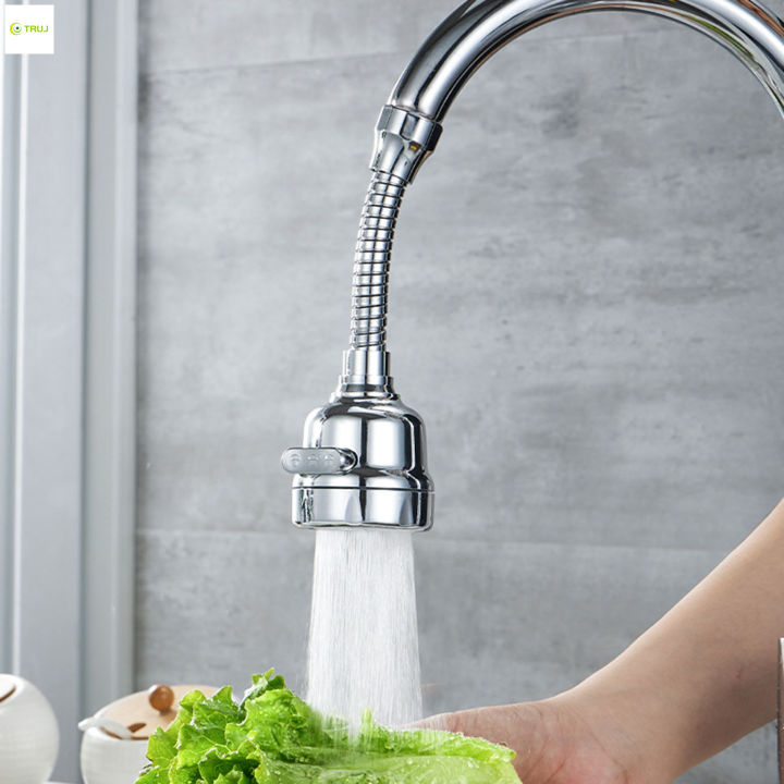 ก๊อกน้ำครัวท่อต่อก๊อกน้ำสำหรับห้องครัวกรองหัวฉีดประหยัดสำหรับอ่างล้างจานซิงค์ห้องน้ำอ่างล้างจาน
