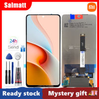 Salmatt จอ LCD แบบดั้งเดิมสำหรับ Redmi Note 9 Pro 5G แทนการประกอบสำหรับหน้าจอดิจิตอลสัมผัสหน้าจอ LCD Redmi Note หน้าจอ M2007J17C ขนาด9 Pro 5G