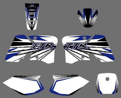 NICECNC 1 set Team Background Graphic Sticker Decals Kit For Yamaha TTR90 TTR 90 2000 2001 2002 2003 2004 2005 2006 2007