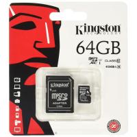 Kingston 64 GB Micro SD Class 10 Memory Card  รับประกันของแท้