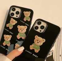 พร้อมส่งจากไทย?? เคสลาย Lucky baby Bear ? เคสซิลิโคนนิ่ม บิดงอได้