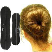 【LZ】▼■  1pcs Black Big or Small Hot New Magic Sponge Hair Styling Tool Bun Maker Twist Curler Tool Hair Braiding Tool