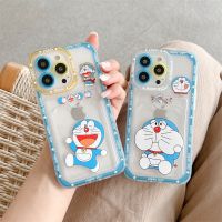 Doraemon Angel Eyes with card case Phone Cases For iPhone 14 13 12 11 Pro Max XR XS MAX 8 X 7 SE 2020 Back Cover