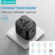 USAMS Bộ Chuyển Đổi Du Lịch Thông Dụng 12W Bộ Chuyển Đổi Nguồn Với Phích