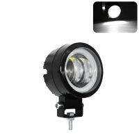 12V-80V Waterproof Round Angel Eyes LED Light Portable Spotlights Motorcycle Offroad Truck Driving Car Boat Work Light