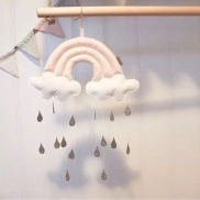 Giường cũi trẻ em sử dụng phụ kiện mây hạt mưa dễ thương đạo cụ treo trang