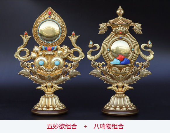 trusted-store-huibao-พระพุทธรูปห้าสิ่งมหัศจรรย์-offers-รวมทองแดงบริสุทธิ์-blessing-offers-ตกแต่งทิเบตพุทธอย่างชัดเจน-tantric-อุปกรณ์-offers-พระพุทธรูปทิเบตเนปาล