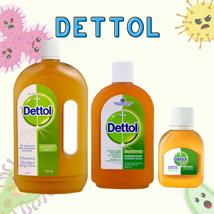 Dettol Antiseptic Germicide Liquid (750ml /500ml / 50ml ) Lazada