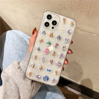 TPU Bubble Soft Case for IPhone 11 12 13 Pro Max Cases Cute Cartoon Cat and Mouse Phone Case for IPhone 7 8 Plus Xs Max Xr Back Casing All-inclusive S