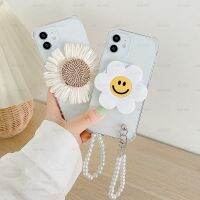 Sunflower Makeup Mirror Transparent Phone Case for Motorola Moto Edge 20 Lite Pro P50 P40 Power P30 Play One Vision Plus Funsion Phone Cases