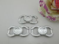 10pcs Faux Rhinestone Bikini Buckle For Craft 9mm