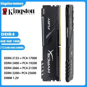 HyperX FURY RAM DDR4 16GB 8GB 32GB 4GB 3200 2666 2400 2133 Desktop Memory  DIMM