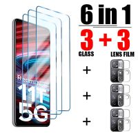 6in1 Protective Glass for Xiaomi Redmi Note 12 11 Pro 9 8 7 10S 11S 9S 11T Screen Protector on Redmi 10 9 9A 10C 8 Lens Film