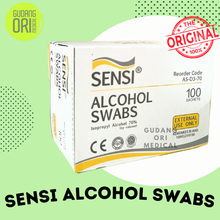 Alcohol Swab Sensi Alkohol Swab Tissue Lazada Indonesia