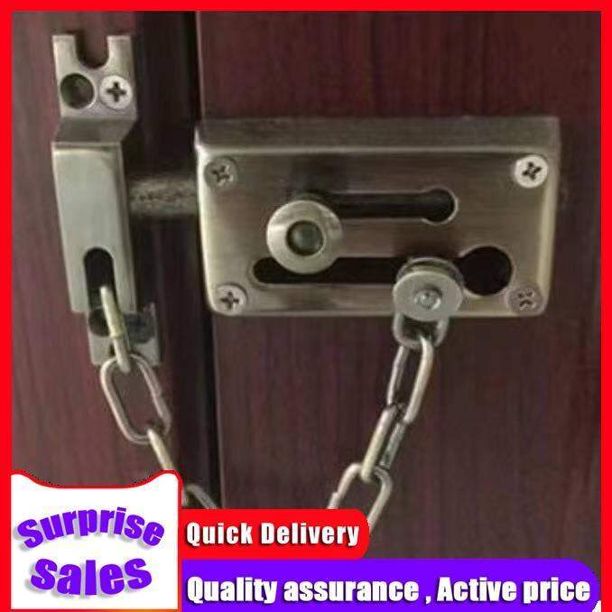 Metal Door Chain Guard Bolt Lock Lazada PH