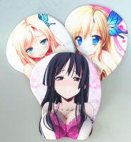 ▧♛◘ 2021 new version Japanese anime 3d mouse pad wristbands Cartoon Creative WOW mouse pad Chest mouse pad