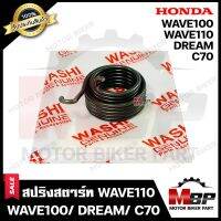 สปริงสตาร์ท/ สปริงแกนสตาร์ท สำหรับ HONDA WAVE100/ WAVE110/ DREAM/ C70 - ฮอนด้า เวฟ100(เก่า)/ เวฟ110(เก่า)/ ดรีม(เก่า)/ ซี70 *รับประกันสินคโรงงานญี่ปุ่น แท้WASHI100%