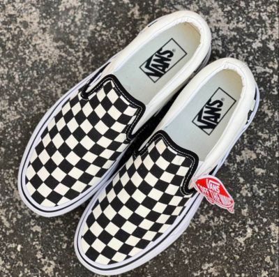 🔥รองเท้าVANS_CHECKERBOARD 36-45 พร้อมกล่อง✅งานแท้100% รับประกัน88ปี รองเท้าวิ่ง รองเท้าทำงาน รองเท้าลำลอง