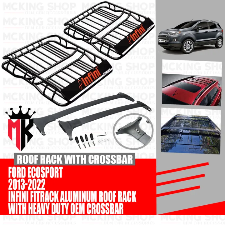 Ford Ecosport 2013-2022 INFINI Fitrack Aluminum Roof Rack / Roofrack ...