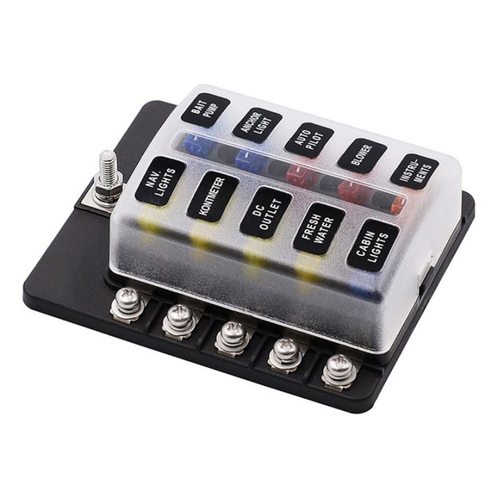 yf-universal-car-boat-10-way-6-blade-fuse-terminal-block-auto-track-holder-box-wiring-power-connector-switch-with-light12v