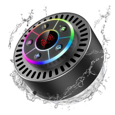 Bathroom Waterproof IPX7 Bluetooth Portable Speaker Handsfree Car Loudspeaker with FM Radio Soundbar