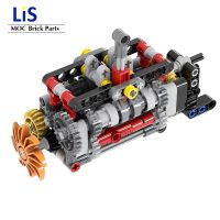 NEW 6 Speeds Sequential Gearbox Educational MOC Building Blocks Bricks Parts Compatible with High tech DIY Toys Model ✖