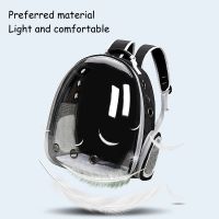 ▽☏✷ Cat Bag Breathable Portable Pet Carrier Bag Outdoor Backpack For Cat And Dog Transparent Space Pet Backpack