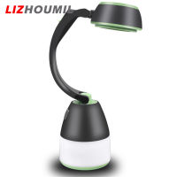 LIZHOUMIL 3 In 1 Usb,ไฟฉาย Led ชาร์จได้อเนกประสงค์ตั้งแคมป์พาวเวอร์แบงค์แบบมีไฟส่องสว่างโต๊ะทำงานหน้าแรกไฟฉายฉุกเฉิน