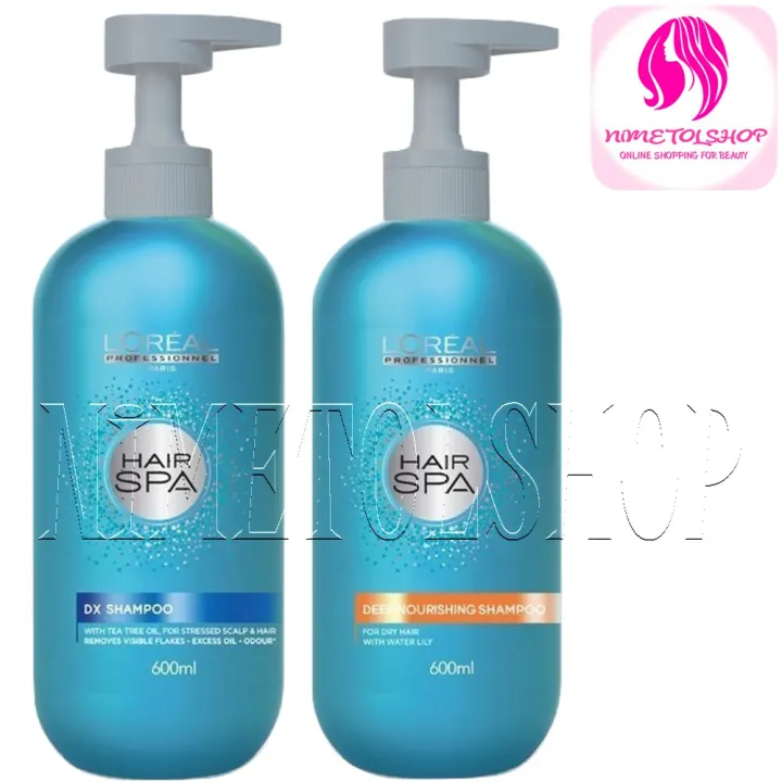 LOREAL Hair Spa Shampoo 600ml L'oreal Hairspa Shampo / Sampo Dx / Deep Nourishing Keratin Rambut