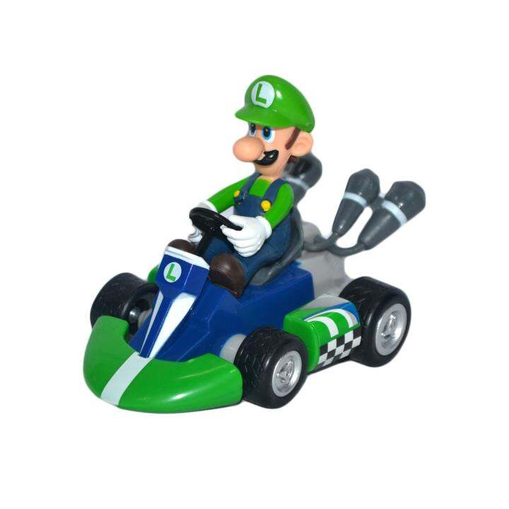 Luigi Pull-back Racers Kart Ko Pvc Figures 