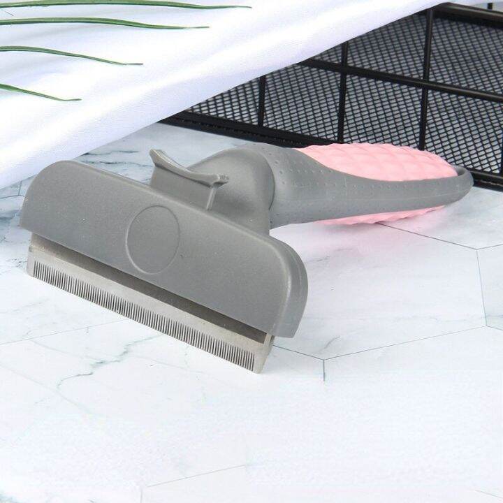 new-professional-self-cleaning-dog-comb-comfortable-handle-long-short-hair-pet-brush-grooming-effective-deshedding-tool-brush