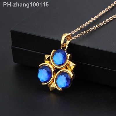 The Legend Of Necklace Ancient Bronze Crystal Pendant Necklaces Game Cosplay Choker Jewelry Accessories Gifts For Friends
