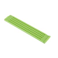 6X 4 Lines 28 Cells Braille Braille Writing Plastic Braille Kit, Green (2)